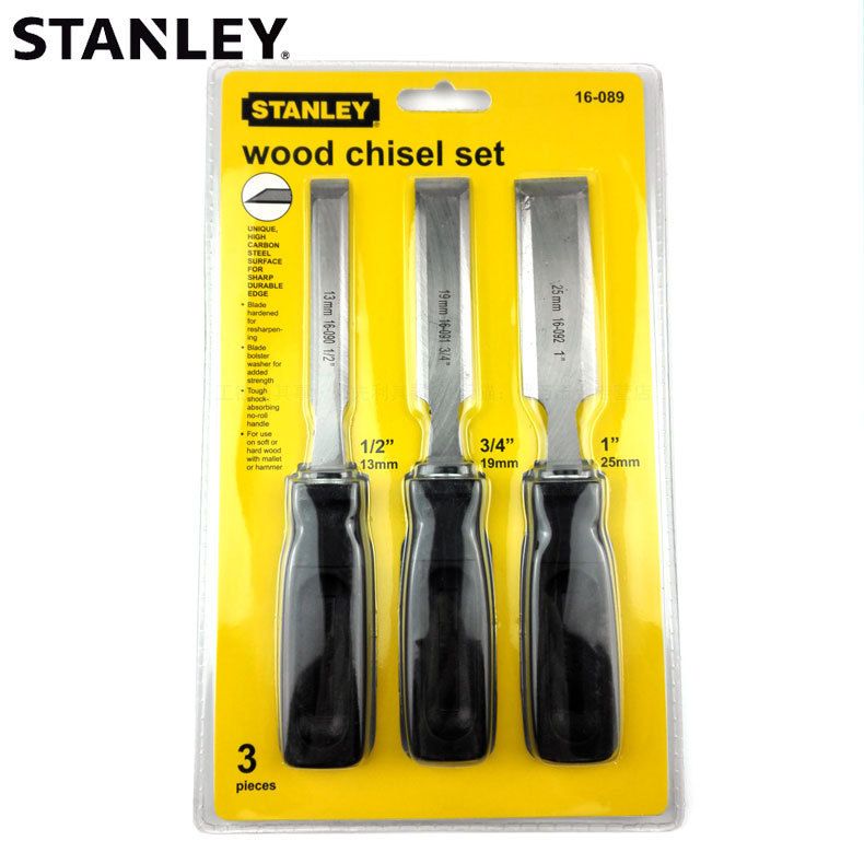 STANLEY/史丹利 3件套木工凿16-089-23 木工凿（13/19/25mm）