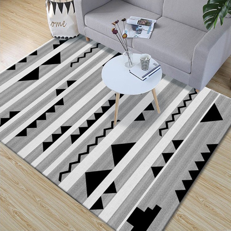Alfombra nórdica sala de estar sofá mesa de café manta moderna minimalista Luz de lujo Casa dormitorio totalmente cubierto área grande puerta mat image 15
