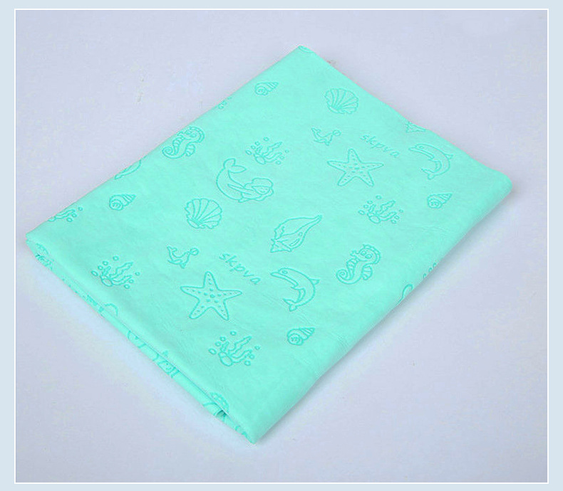 Green Ocean Embossed