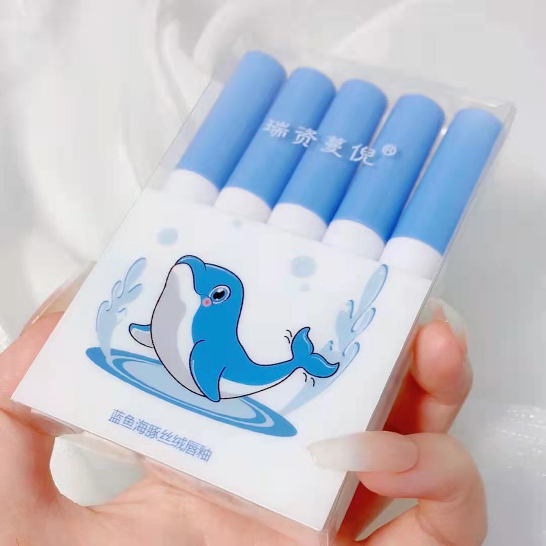 블루 피쉬 돌고래 5 세트 박스 립 글레이즈