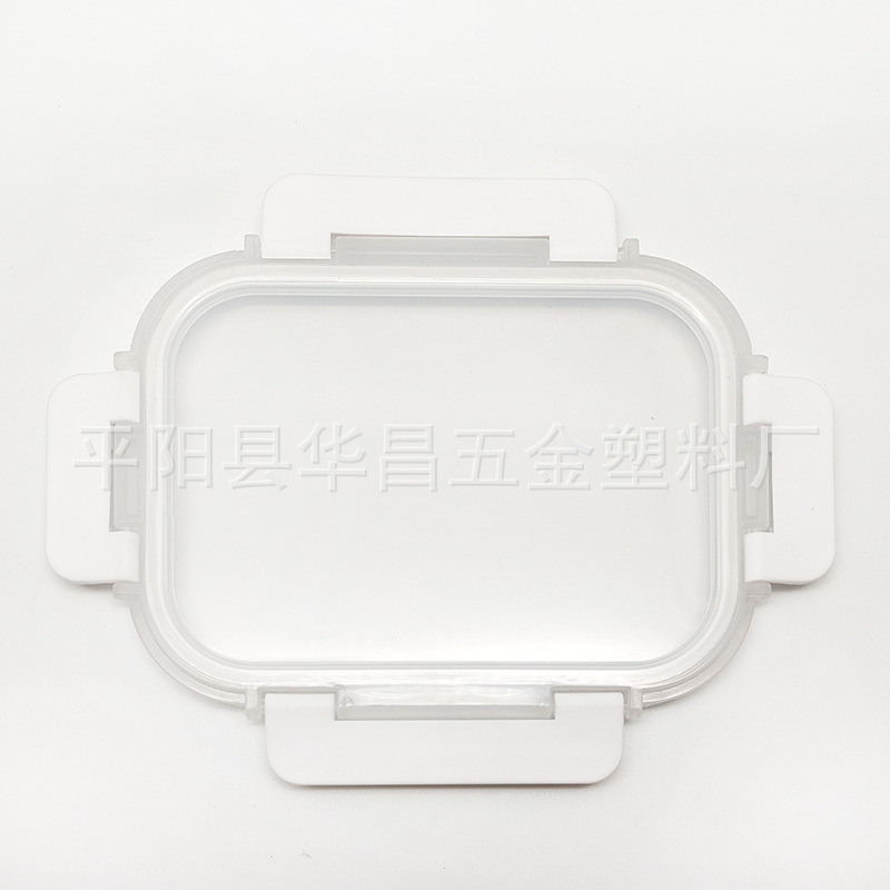 批发长方形饭盒保鲜盖玻璃碗盖子可微波炉加热碗带盖透明密封盖|undefined
