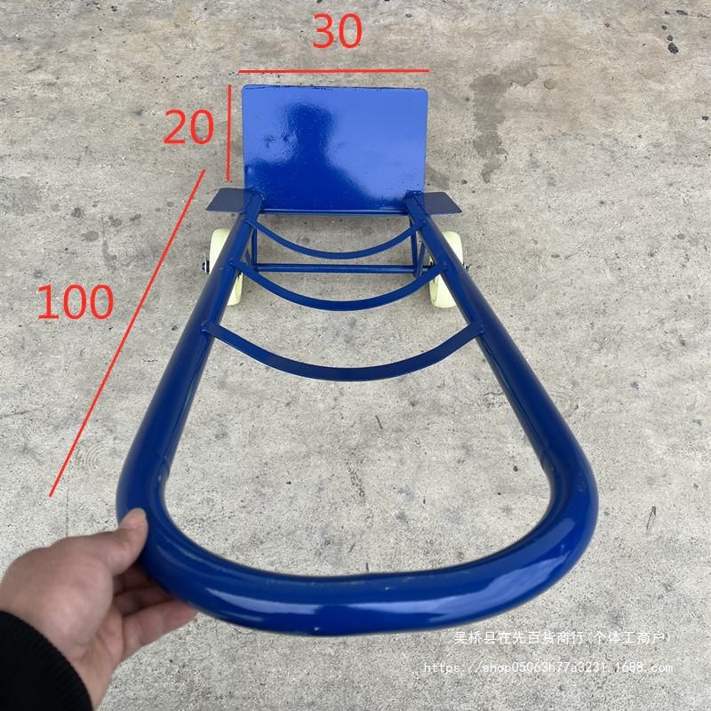 家用运输拉米车拉稻谷车单式手推车拖车双轮轻便手拉车农用拉杆车