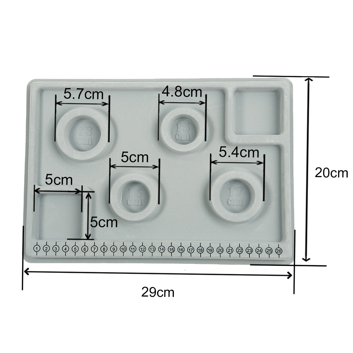 Material PE joyería de flojo hecha a mano DIY diseño de cuerdas de disco collar de cuentas artículos de cuentas a granel cuentas disco vacío image 15