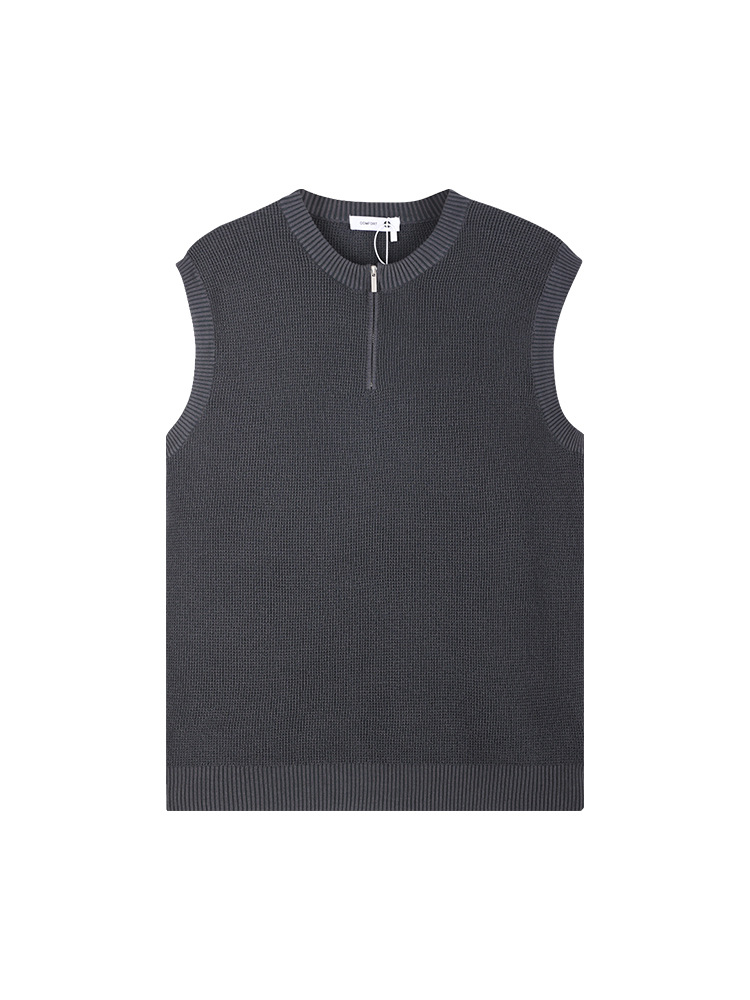 Suéter de seda de hielo, deportes, fitness, camiseta, chaleco, sensación avanzada, top con cuello de polo de secado rápido para hombres, camiseta sin mangas para hombres