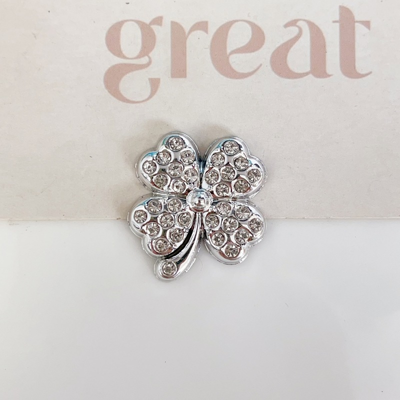 新しい電気メッキシルバーベアクラウンフラワー diy ジュエリーアクセサリーヘアアクセサリーヘアピンバッグ下駄素材|undefined