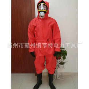 Fire Heavy-Duty Chemical-Proof Clothing A-Grade Fully Enclosed Heavy-Duty Chemical-Proof Clothing Industrial Acid-Alkali-Proof One-Piece Protective Clothing