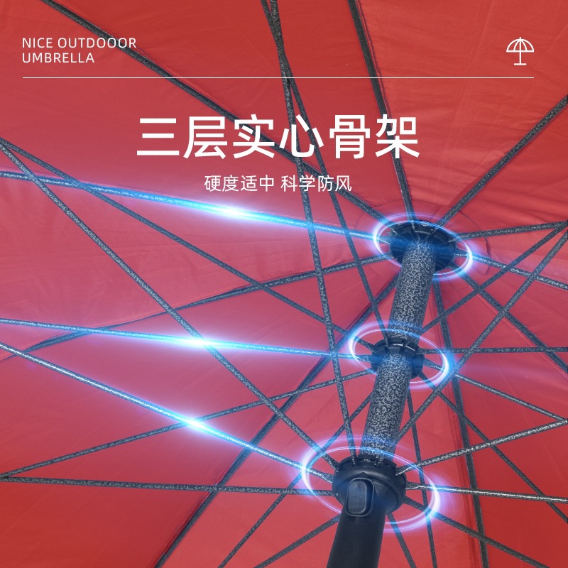 大伞遮阳伞户外大型摆摊商用大号太阳伞大雨伞庭院折叠广E18