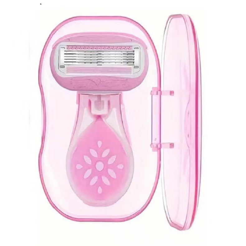 ファッショナブルな新しいシェル 5 層女性用シェーバー手動シェーバー脱毛器脇毛シェービングボディヘア在庫あり|undefined