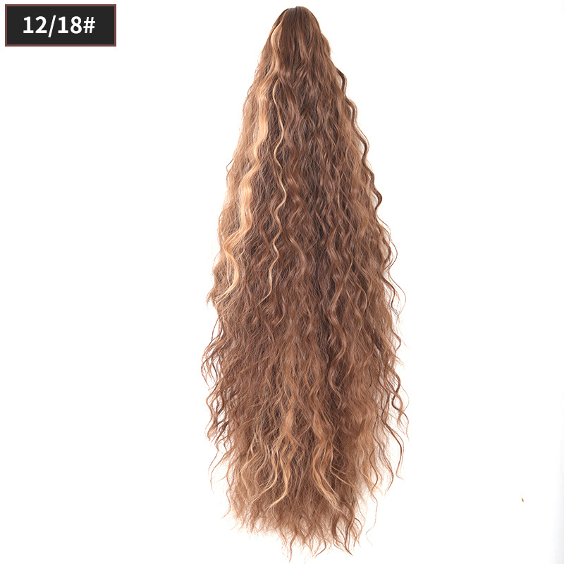 Extension de queue de cheval synthétique avec pince cheveux longs_voghion.com