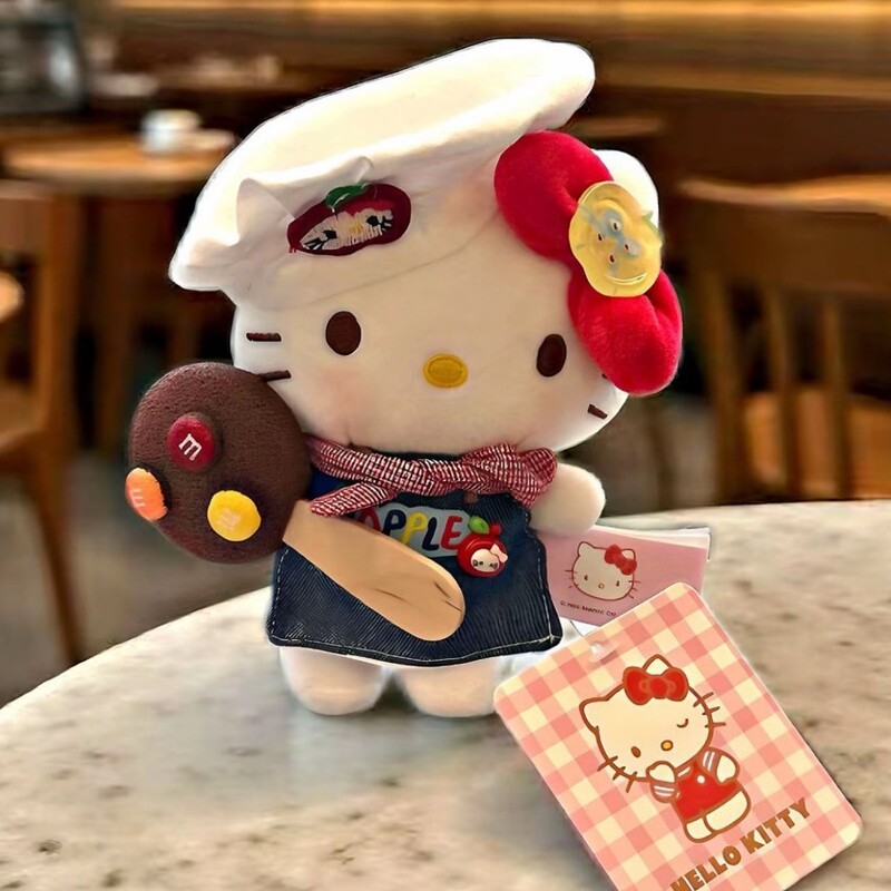 【正版】可爱HelloKitty巧克力棒甜心kt猫毛绒公仔包包挂件送女友|undefined