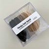 Color box, Basic hair rope, hair rope temperament Morandi does not turn a towel ring rubber band hair rope Korean