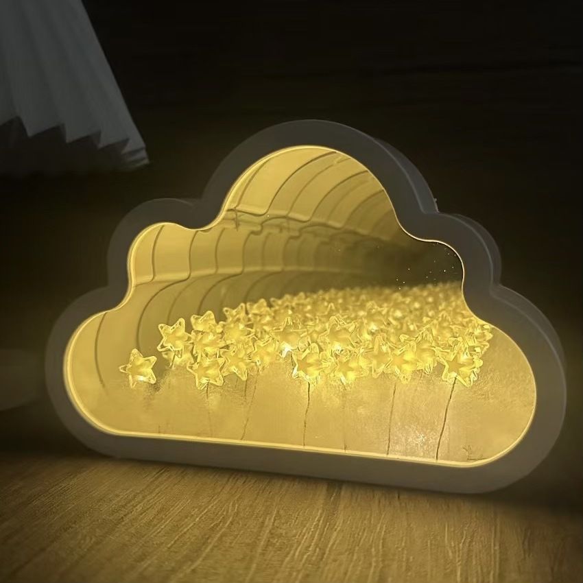 Las nubes llenas de estrellas DIY luces nocturnas para crear una cálida atmósfera de flores para enviar regalos a los amantes 520 atenuables