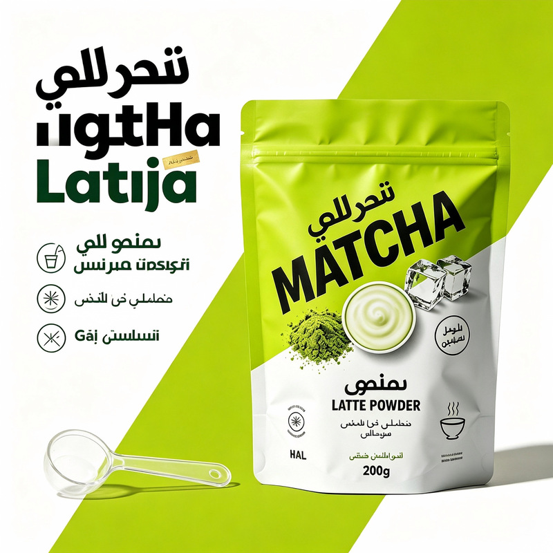 Bagged instant matcha latte powder, professional-grade matcha powder Bagged instant matcha latte powder, professional-grade matcha powder