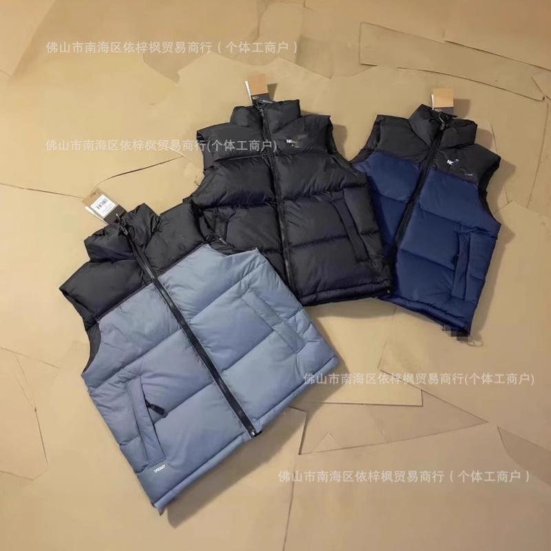 North Face 1996 Vest Winter Loose Windproof Unisex Casual Thickened Warm Sports Style Versatile