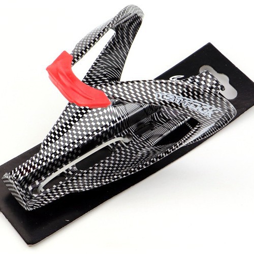 Bicicleta botella de agua titular bicicleta de montaña fibra de carbono textura plástico botella de agua titular de taza de agua accesorios de equipo de equitación