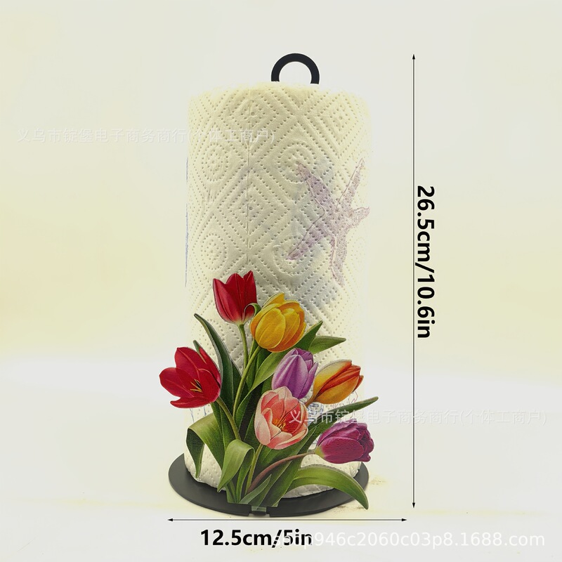 New Cross-Border Wooden Kitchen and Dining Paper Towel Holder, Modern Home Paper Towel Holder Decoration.