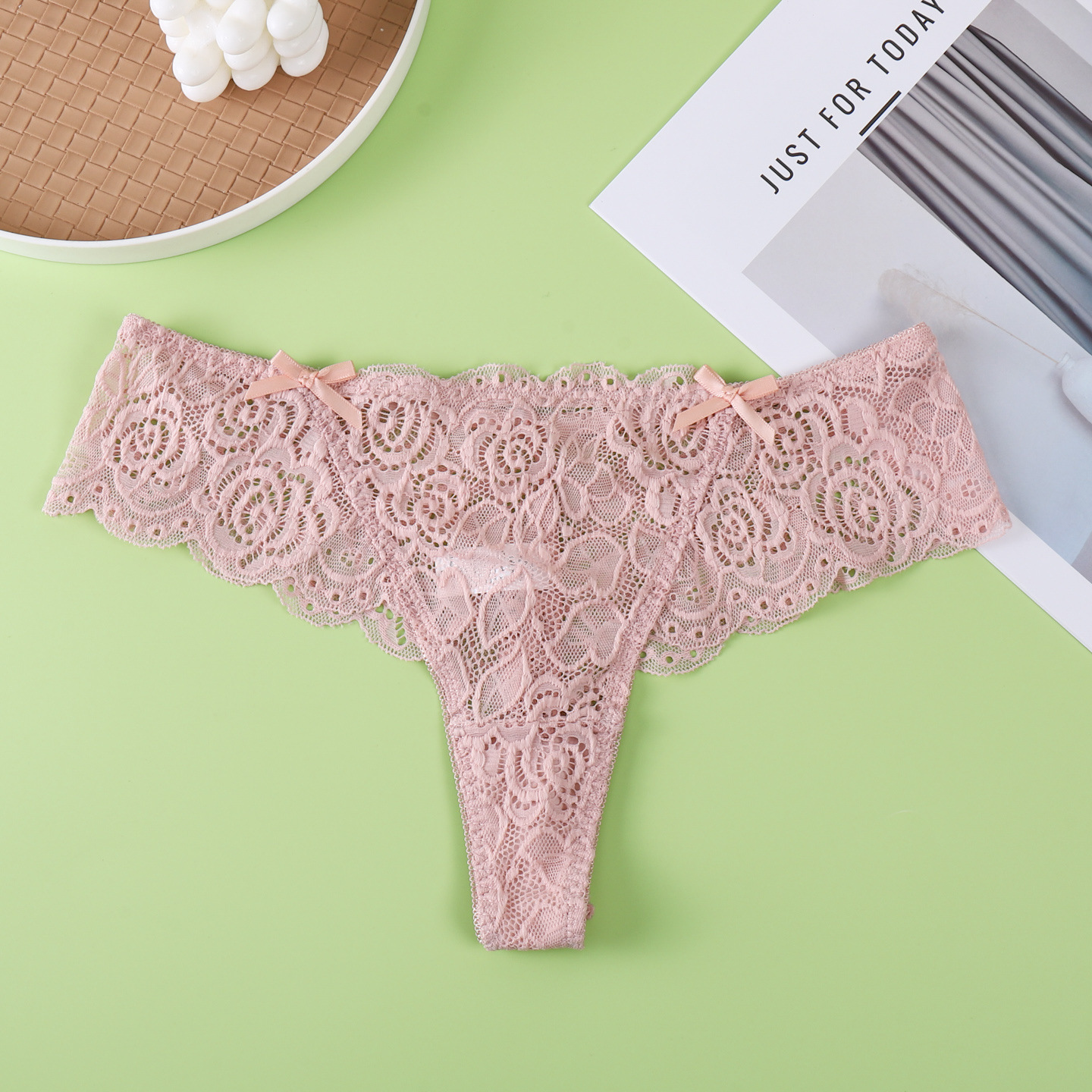 Otoño de la nueva mujer sexy encaje panties transpirables de cintura baja mujer triangles multicolores europeas y americanas panties