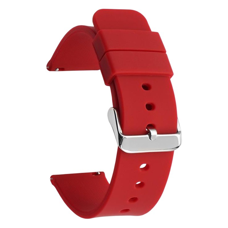 Switch raw ear multi-color silicone waterproof smart watch with 16/18/20/22/24mm quick release strap accessories