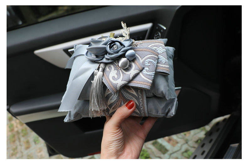 Embroidered Bamboo Charcoal Car Interior Decoration Air Freshener