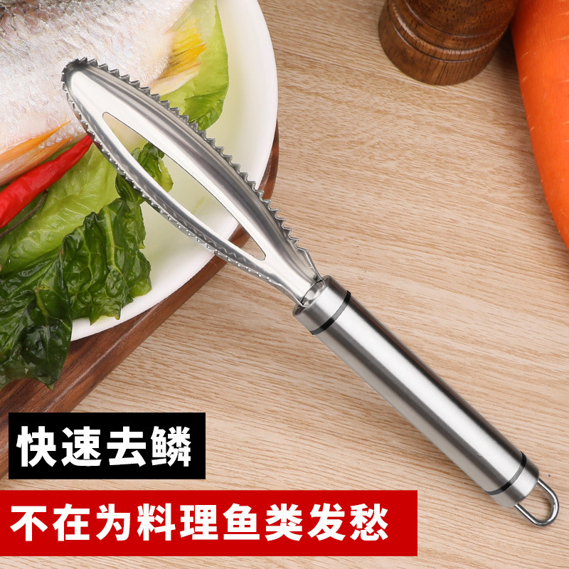 acero inoxidable multifuncional escamas de pescado matador de cocina escamas cepillo de eliminación de escamas de pescado herramienta doméstica