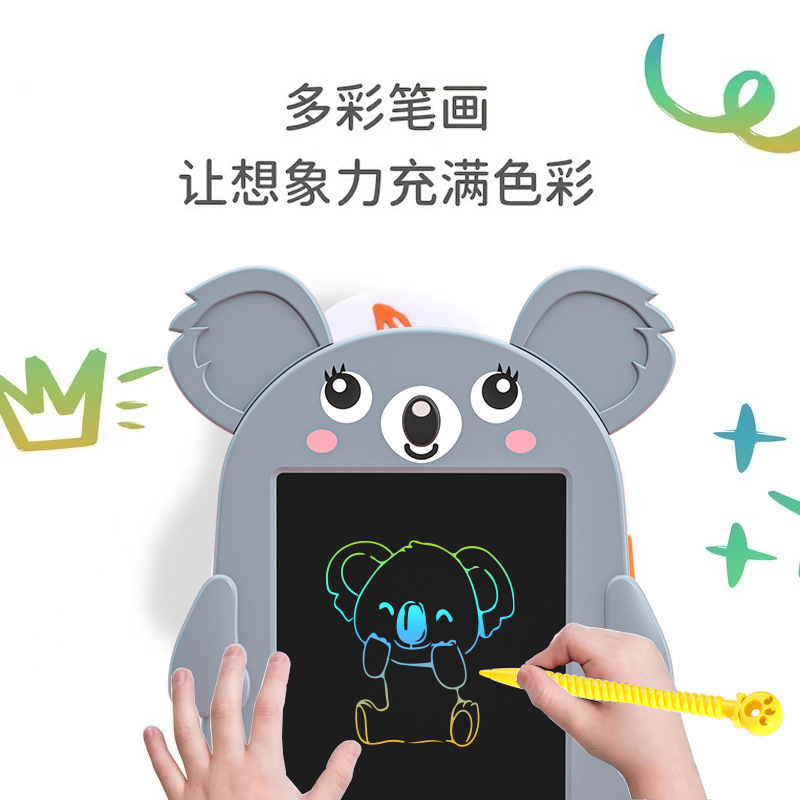 Tablero de escritura de dibujos animados LCD tablero de dibujo color bebé niños magnético dibujo tablero de dibujo tablero pizarra escritura