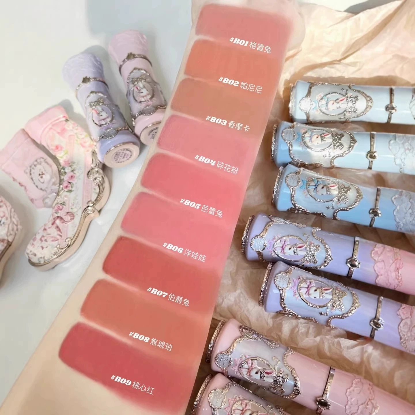 [Новый продукт] Цветок знает Бонни сад облако помада губная помада Flower Knows Bonny Garden Allin Makeup