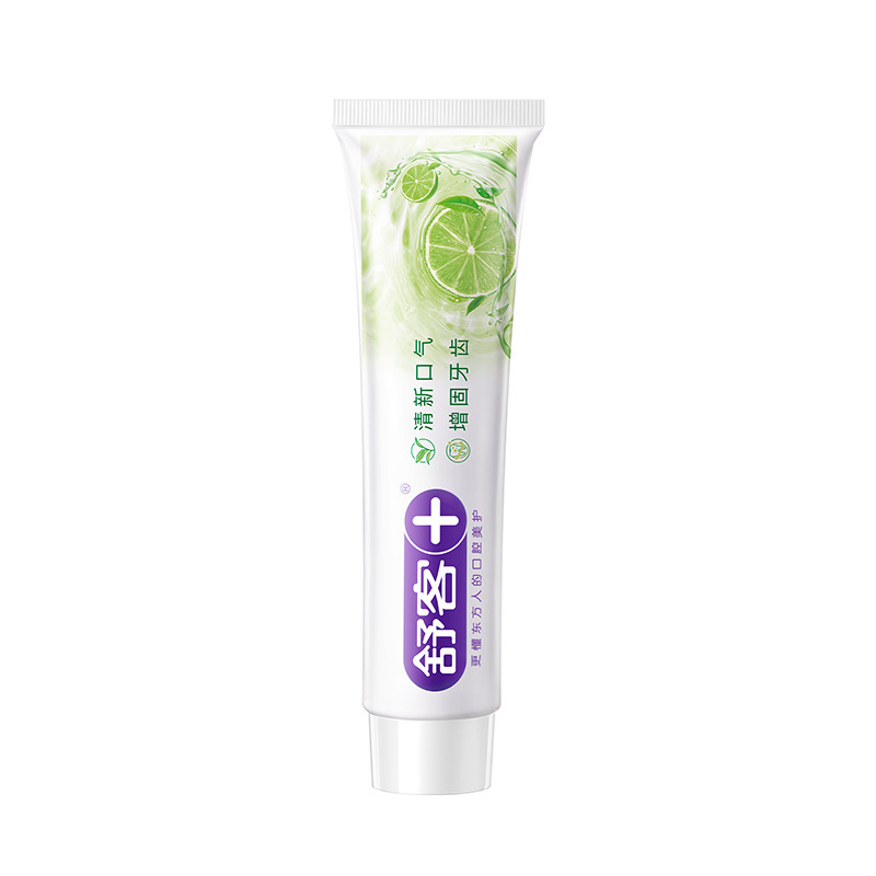 舒客真萃清新牙膏天然茶萃精华持久留香去黄除渍防蛀清爽茶香牙膏|undefined