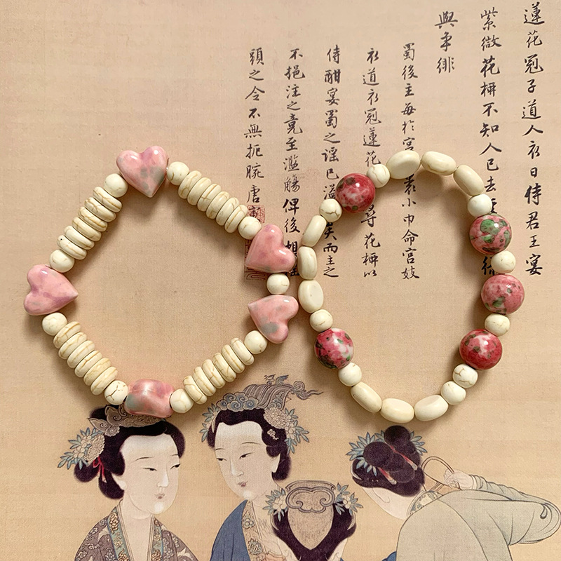 Ethnic Style Geometric natural stone Beaded Bracelets