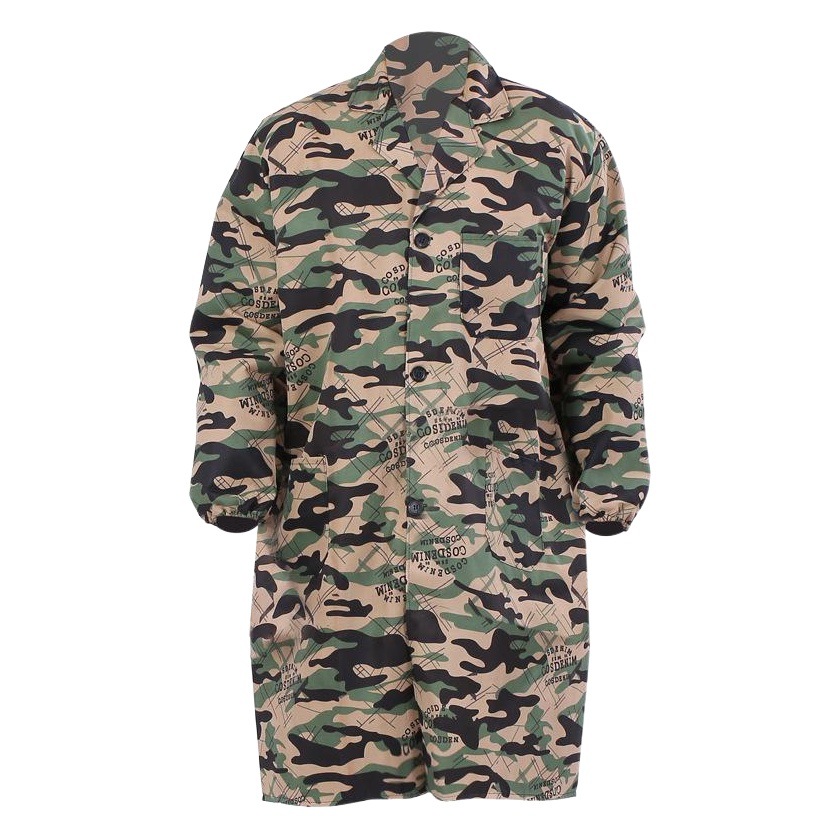 Blue coat long sleeve labor protection clothing workshop transportation clothing warehouse management clothing camouflage work clothes dust-proof clothing overalls printed logo