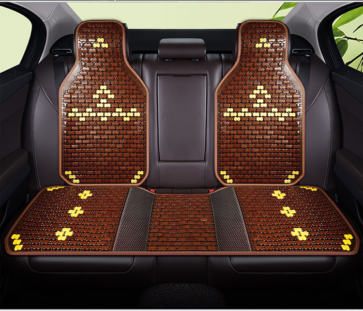 Car Seat Cushion Summer Truck Seat Cushion Cooling Pad Single Piece Seat Car Pad Bamboo Cooling Mat Ice Pad Rear Ventilation for Long Sitting