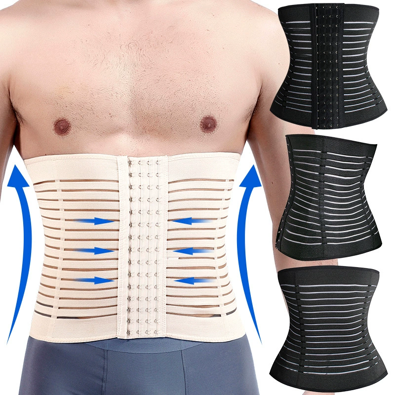 Брюшной пояс Мужской узкий пояс с плотной талией Спортивный пояс Фитнес Корсет для живота с уменьшением пота