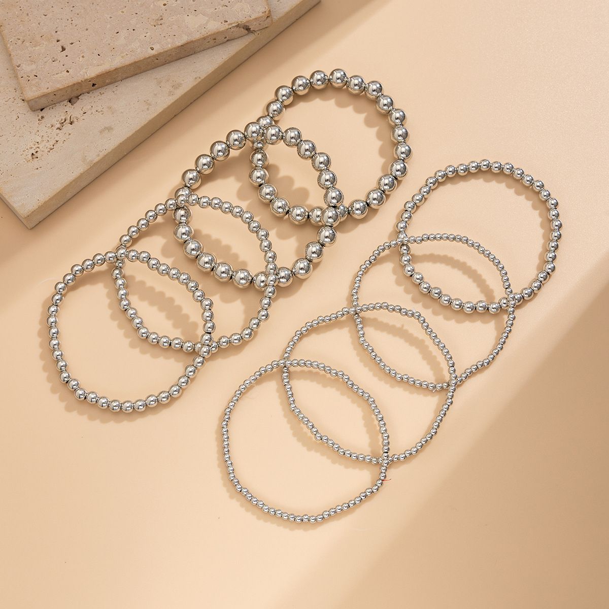 17g Weight CCB Pendant Material Bracelets Classification CCB, Imitation Pearl Chain Material Beaded Chain Chain Type 1 Set Quantity Banquet, Travel Occasion CCB, Imitation Pearl Material Heart Shape Pattern Women's Gender Plating Design Vintage Style Style Vintage Style Heart Shape CCB Imitation Pearl Beaded Chain Beaded Bracelets Wholesale 40