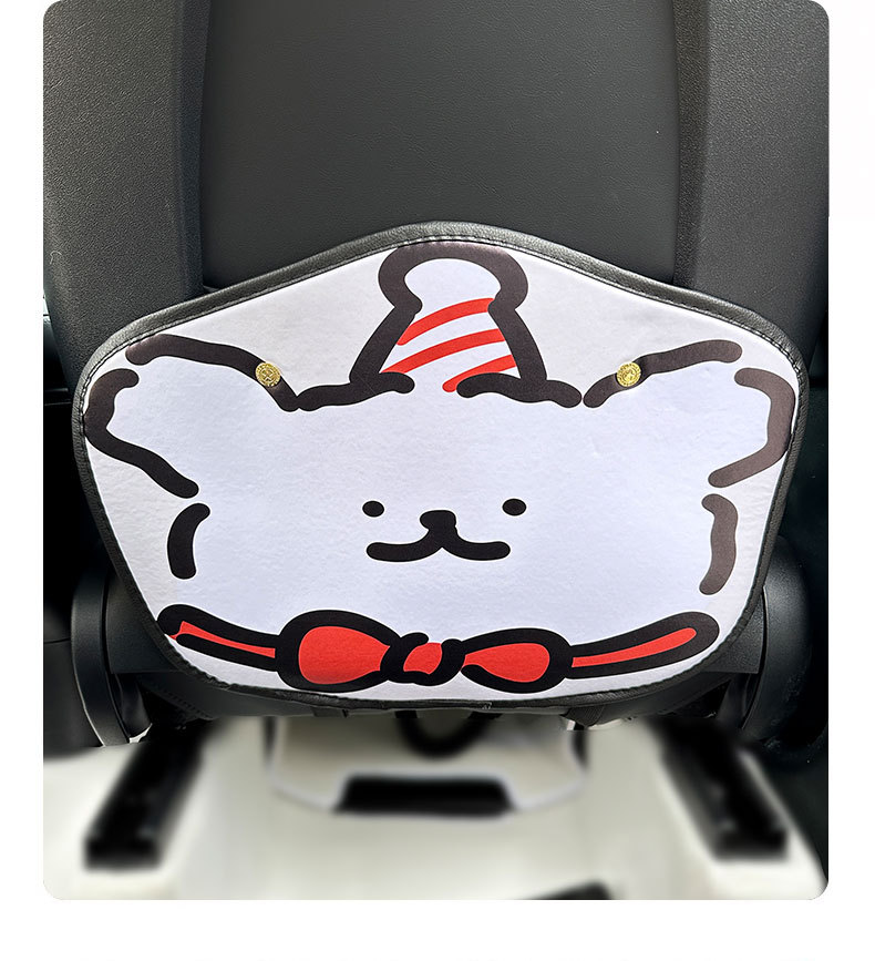 Line puppy car anti-kick pad universal rear seat seat back anti-dirty protective pad car rear seat protective pad