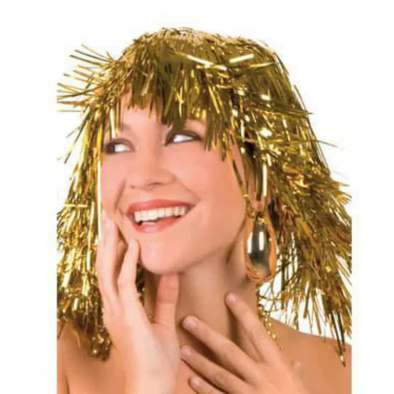 cos雨丝假发 迪斯科化妆舞会假发 艳后假发disco拉丝假发