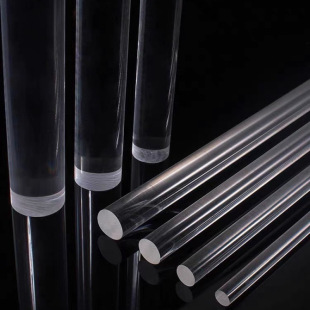 Highly Transparent Acrylic Table Legs, Plexiglass Cylindrical Dining Table, Round Rod Support Feet, Desk Office Square Round Wedding
