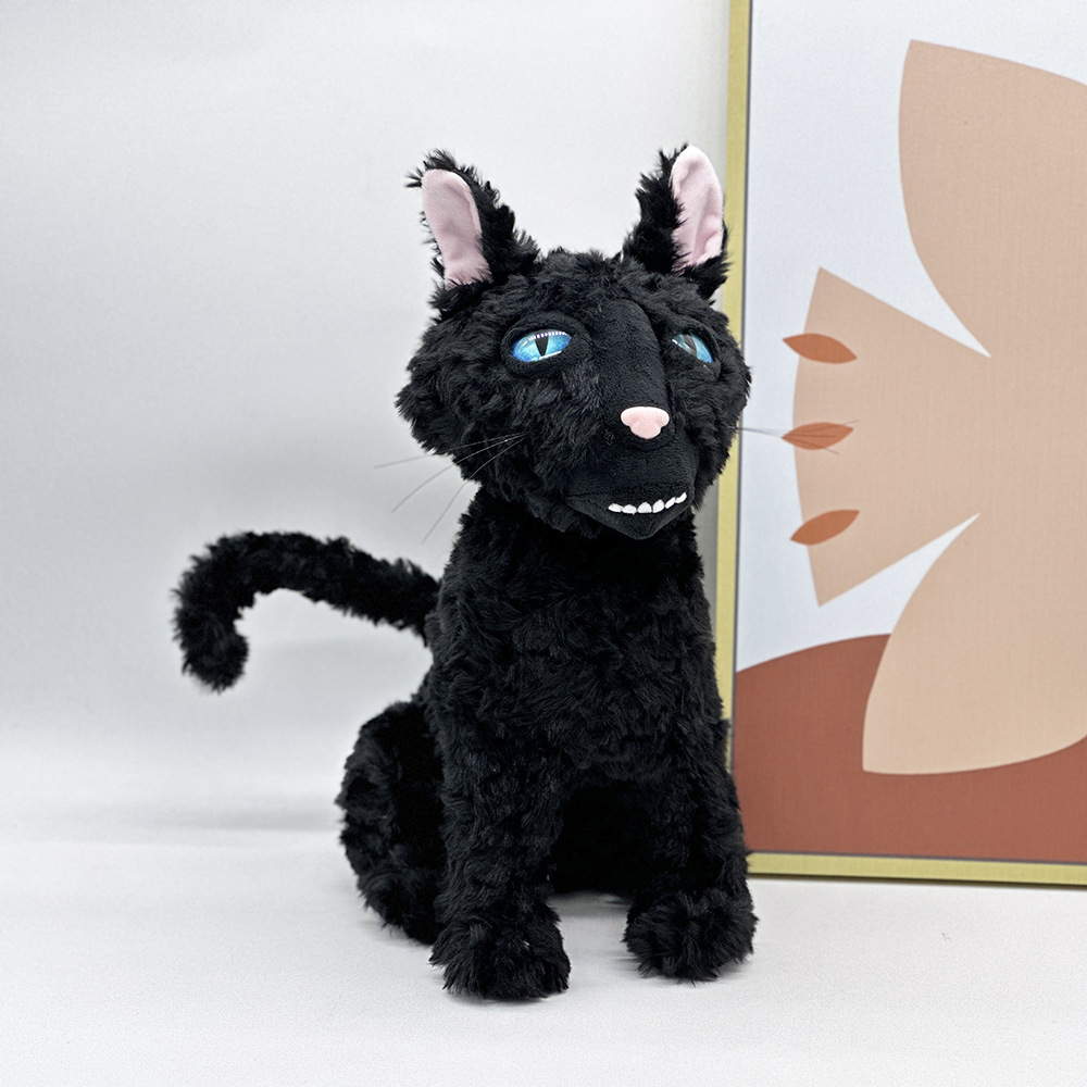 New cross border Coraline Cat Plush Black Cat Caroline Plush Toy Doll Plush Doll_voghion.com