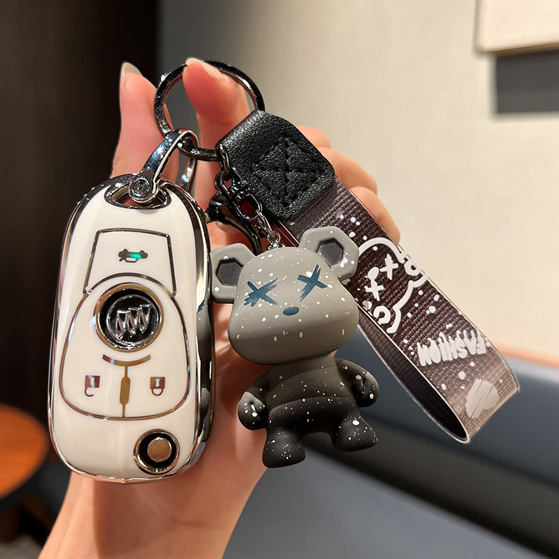 bieke昂科威钥匙套昂科拉GX新君威君越GL68汽车包男女士扣改装饰