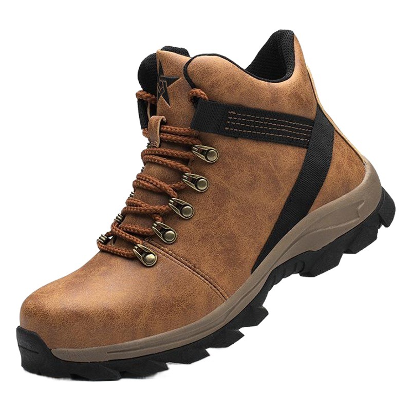 Zapatos de protección transfronterizos zapatos de seguridad anti-smashing anti-piercing zapatos de trabajo impermeables resistentes al desgaste zapatos de protección de soldadura de tamaño europeo botas