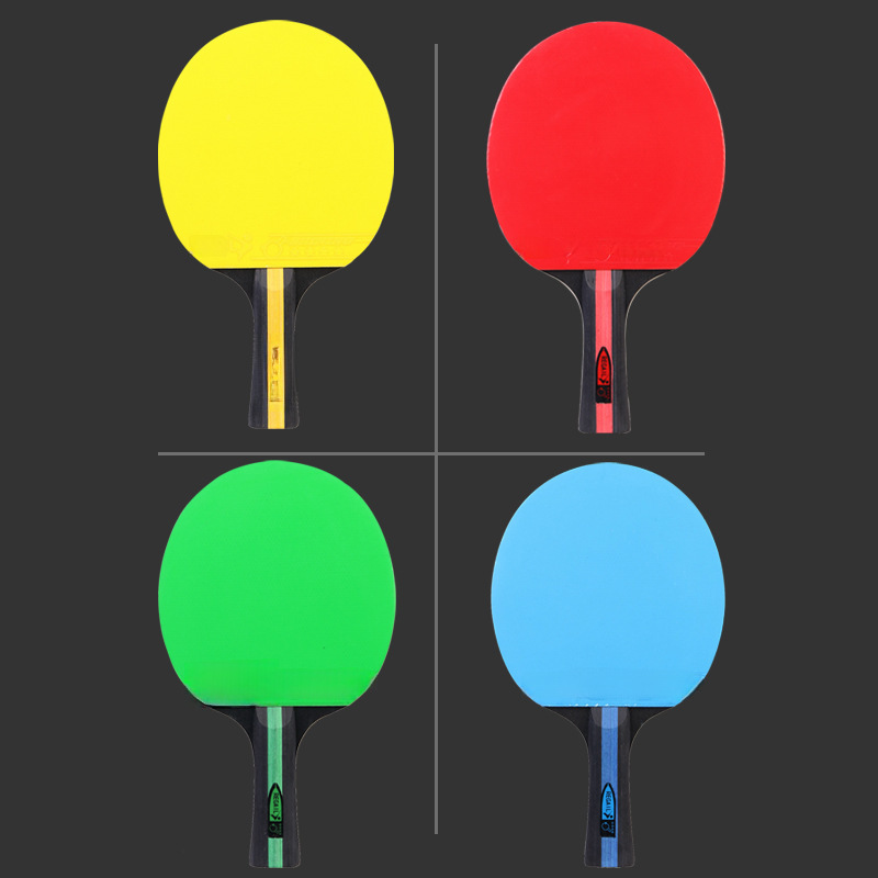 REGAIL red long handle table tennis racket double-sided beef tendon glue adult student training table tennis racket multi-color optional