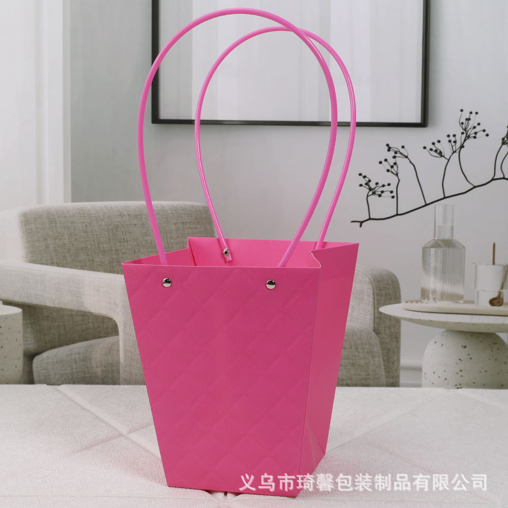 Caja Portátil para Flores de Cartón Blanco Impermeable para Arreglos Florales image 40