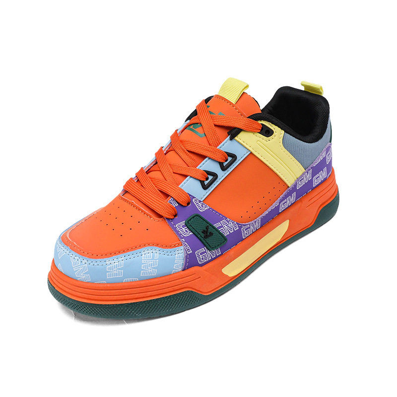 Giày sneaker nam cổ lửng thoáng khí phối màu, đế dày gót 3–5 cm — G 8220m Xanh dương, G 8220m Xanh lá, G8220 màu cam, G8220 xám đen
