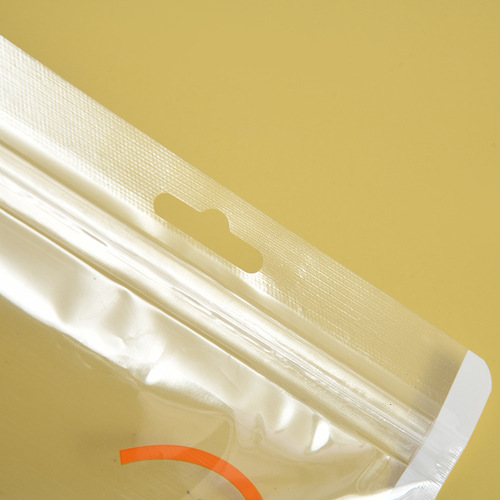 3D adult packaging bag, simple and transparent, new environmentally friendly and hygienic composite bag, hangable ziplock bag wholesale