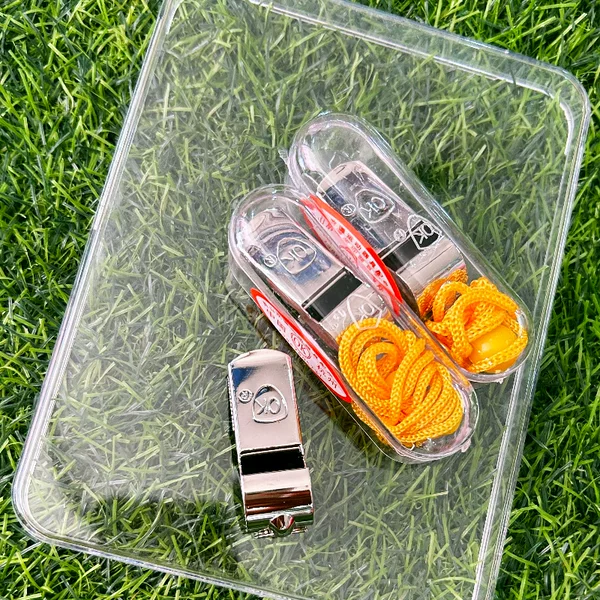 Wholesale Referee Whistle Metal Whistle Sports Survival Lanyard Rescue Sports Equipment Multifunctional