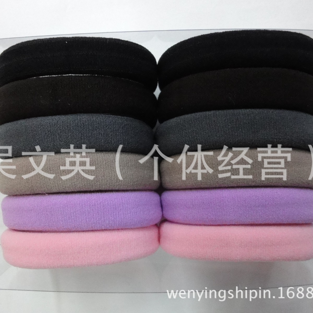 Popular and fashionable Korean version of high elastic seamless long rubber band hair ring large bold 12 Pack