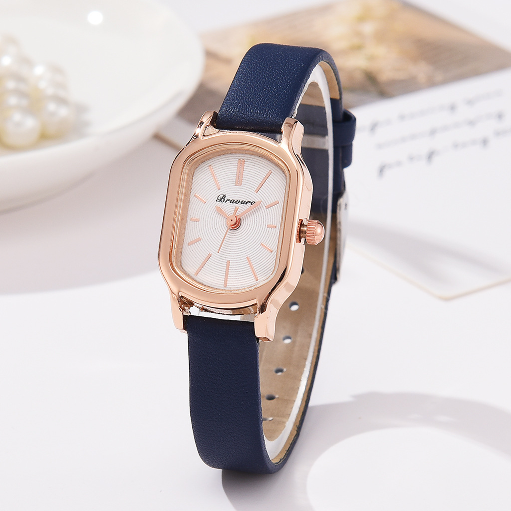 Casual Solid Color Buckle Quartz Women's Watches display picture 2