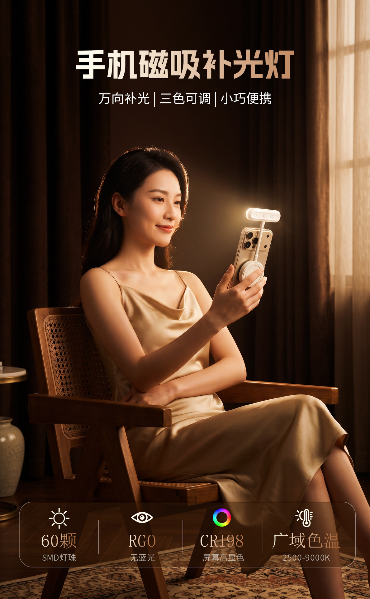 Neuer Handy-Halter Magnetische Absorption Flexible Schlauchleuchte Maglight Magsafe Live-Streaming Fotografie Selfie Augenschutz Leseleuchte Nachtlicht