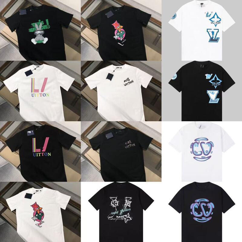 Correct version of Lujia T-shirts, 2025 summer new collection, various styles with cartoon prints, casual loose fit, unisex short sleeves Correct version of Lujia T-shirts, 2025 summer new collection, various styles with cartoon prints, casual loose fit, unisex short sleeves
