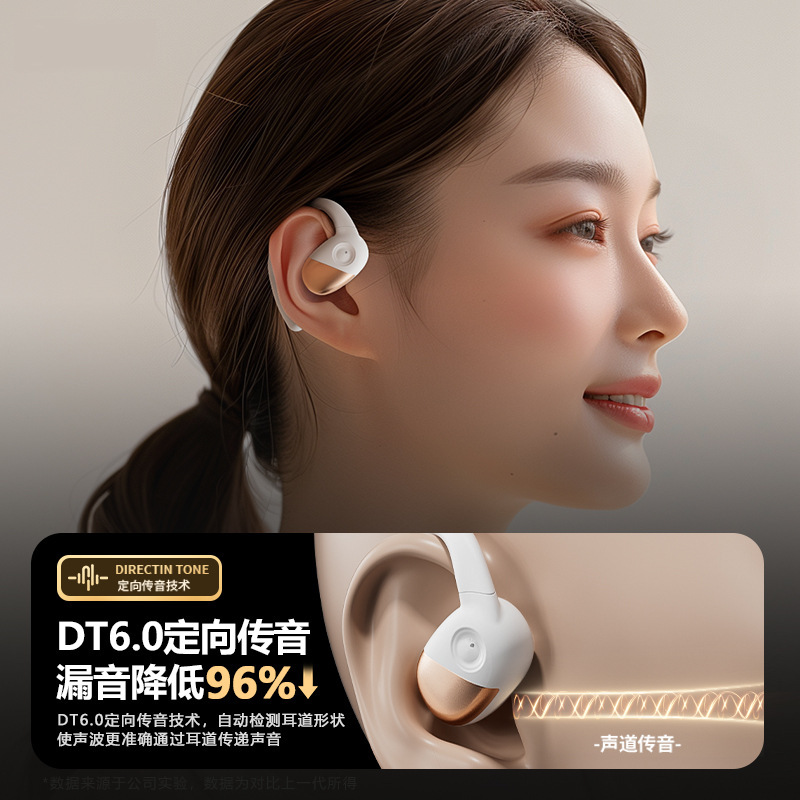 2025 ホットモデル ows Bluetooth ヘッドセット、スマート タッチ コントロール、ポータブル、便利、超長バッテリー寿命、耳掛け型、非インイヤー ビジネス|undefined