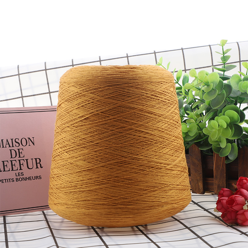 长绒棉烧毛纱丝光棉丝光纱 绣花线牛仔工艺品用线车缝线 厂家定制