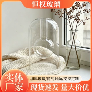 大号香薰瓶空瓶玻璃瓶子无火挥发家用藤条干花瓶摆件香水精油香氛